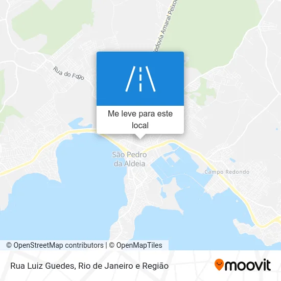 Rua Luiz Guedes mapa