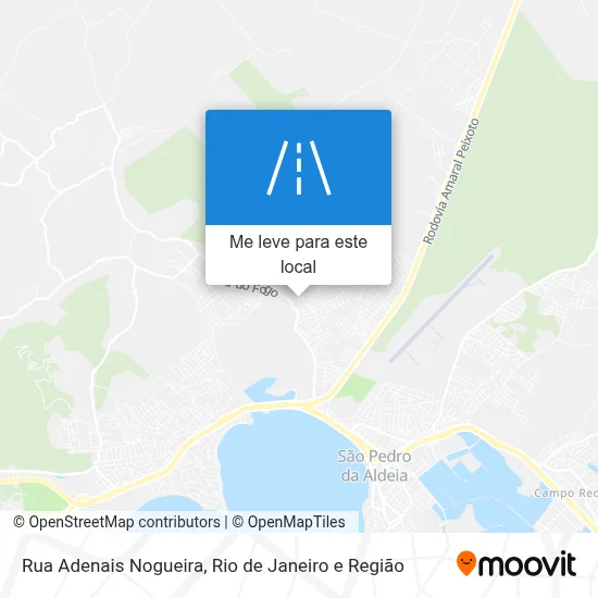 Rua Adenais Nogueira mapa