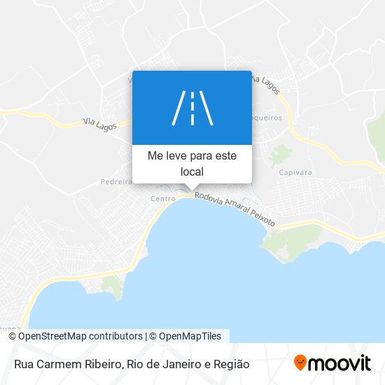 Rua Carmem Ribeiro mapa