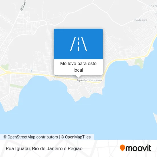Rua Iguaçu mapa