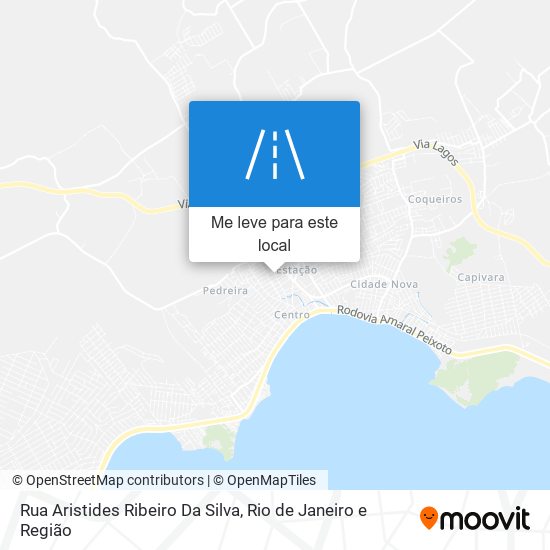 Rua Aristides Ribeiro Da Silva mapa