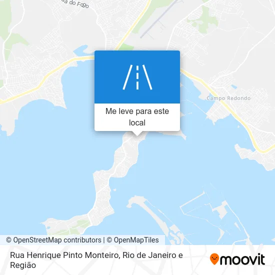 Rua Henrique Pinto Monteiro mapa