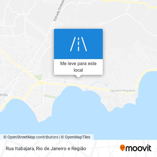 Rua Itabajara mapa