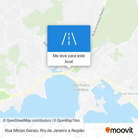 Rua Minas Gerais mapa