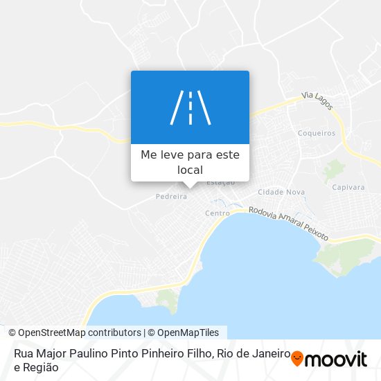 Rua Major Paulino Pinto Pinheiro Filho mapa