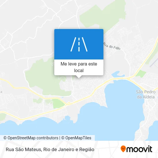 Rua São Mateus mapa