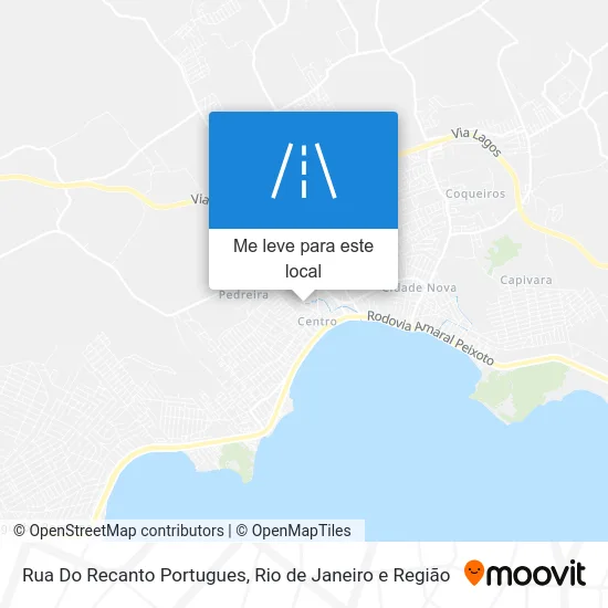 Rua Do Recanto Portugues mapa
