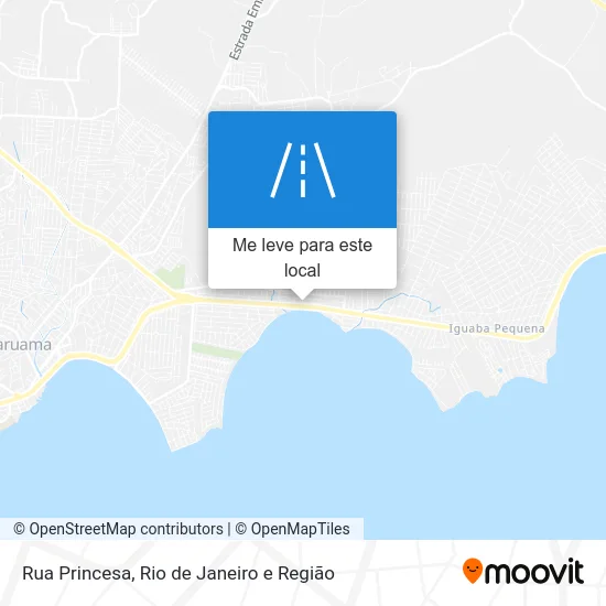 Rua Princesa mapa