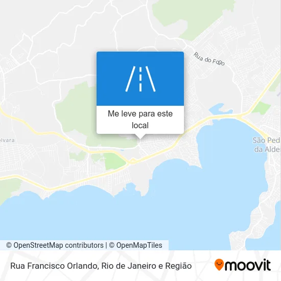 Rua Francisco Orlando mapa