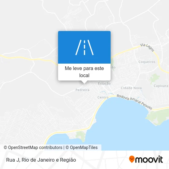 Rua J mapa