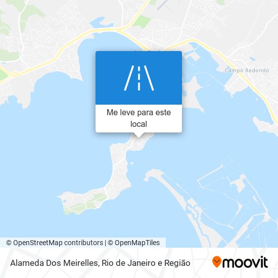 Alameda Dos Meirelles mapa