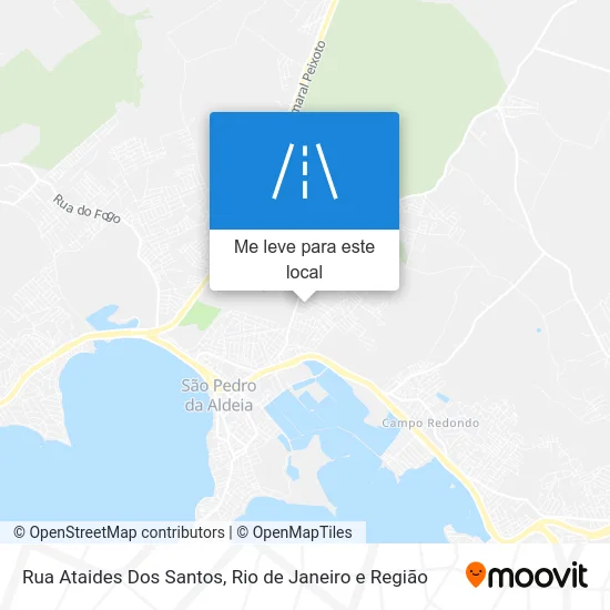Rua Ataides Dos Santos mapa