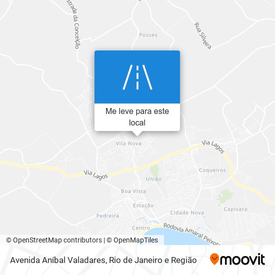 Avenida Aníbal Valadares mapa