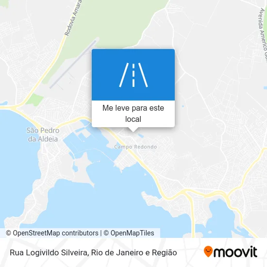 Rua Logivildo Silveira mapa