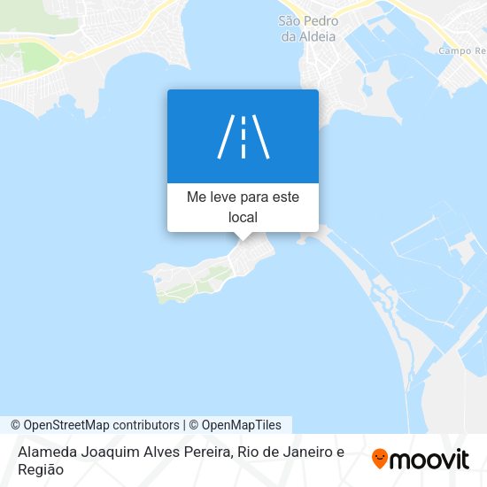 Alameda Joaquim Alves Pereira mapa
