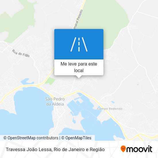 Travessa João Lessa mapa