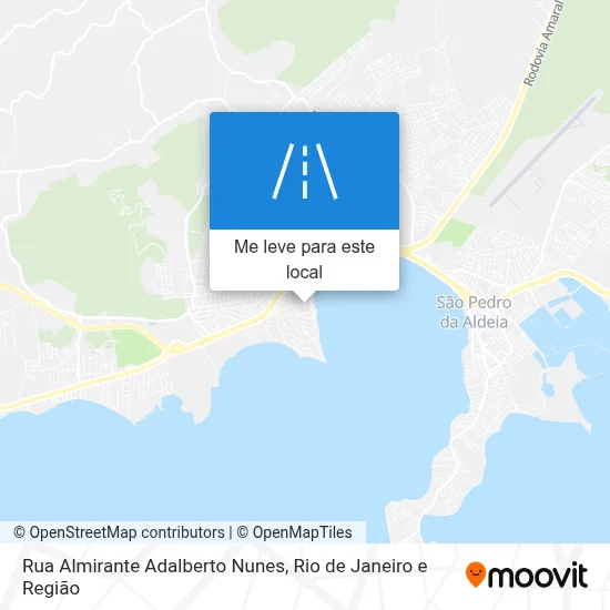 Rua Almirante Adalberto Nunes mapa