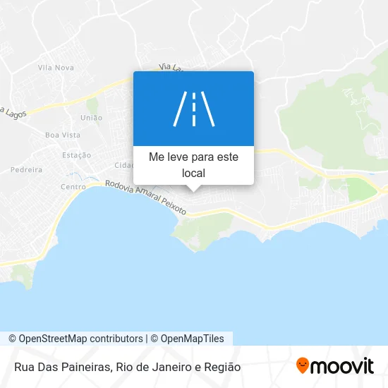 Rua Das Paineiras mapa