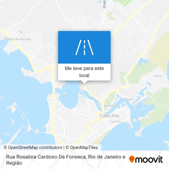 Rua Rosalina Cardoso Da Fonseca mapa