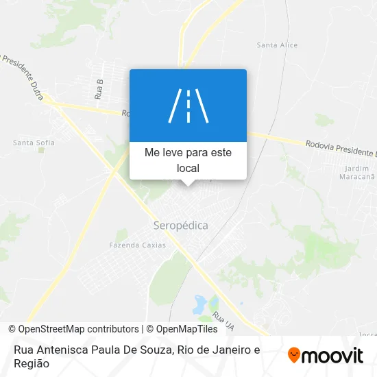 Rua Antenisca Paula De Souza mapa