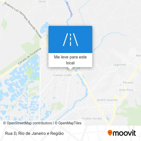Rua D mapa