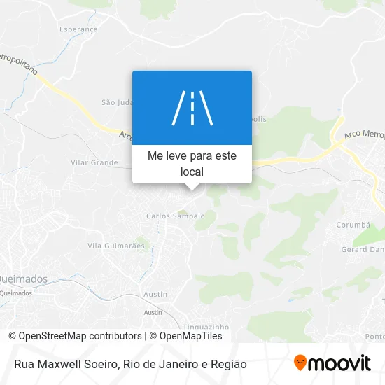 Rua Maxwell Soeiro mapa