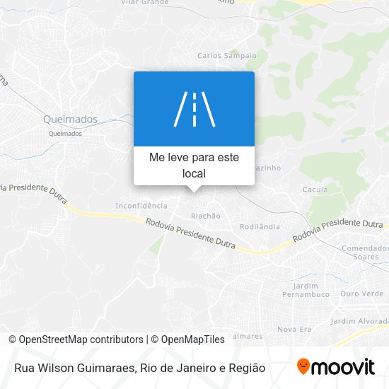 Rua Wilson Guimaraes mapa