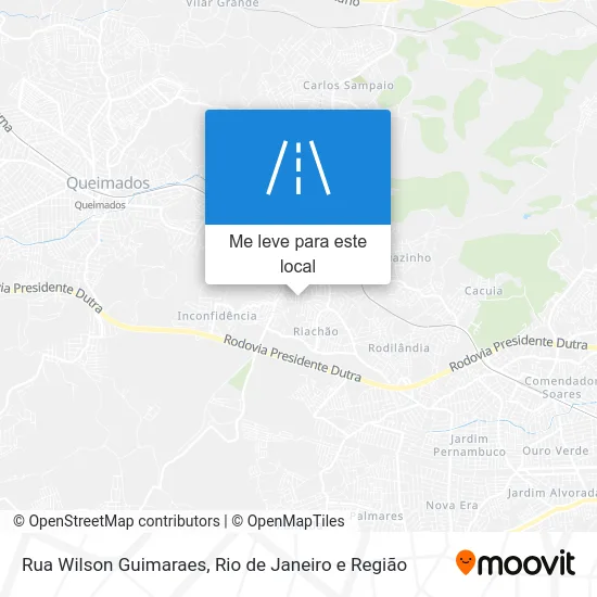 Rua Wilson Guimaraes mapa