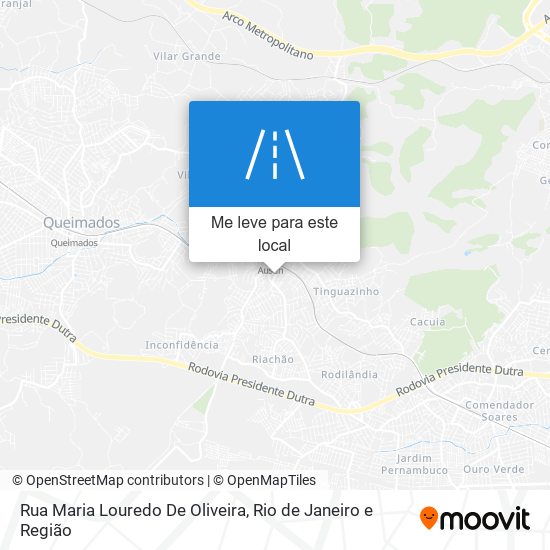 Rua Maria Louredo De Oliveira mapa