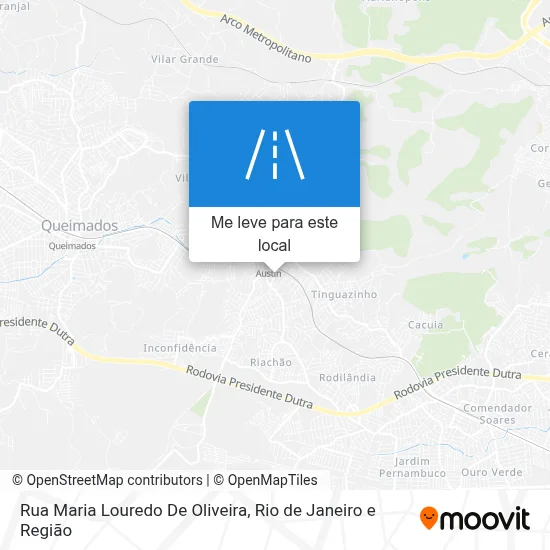 Rua Maria Louredo De Oliveira mapa