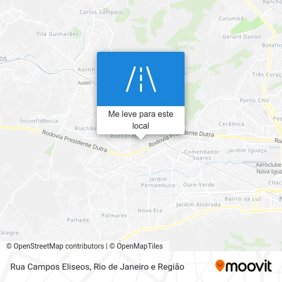 Rua Campos Eliseos mapa