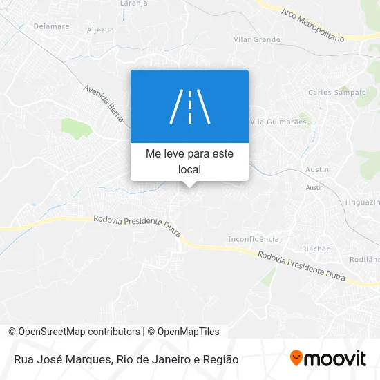 Rua José Marques mapa