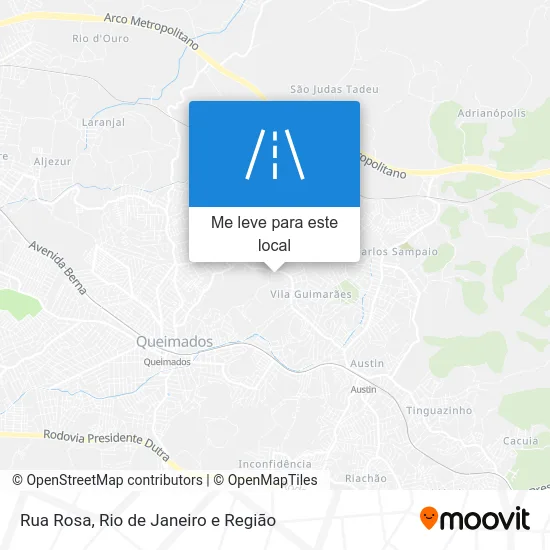 Rua Rosa mapa