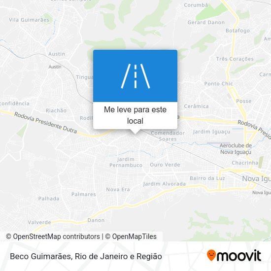 Beco Guimarães mapa