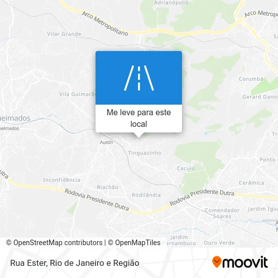 Rua Ester mapa