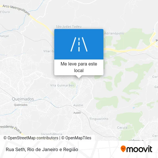 Rua Seth mapa