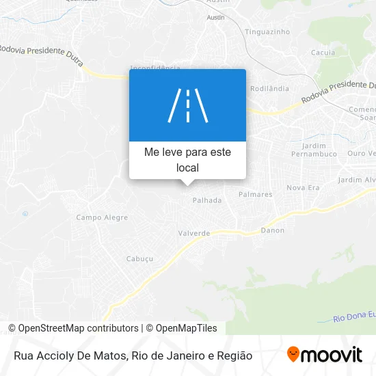 Rua Accioly De Matos mapa