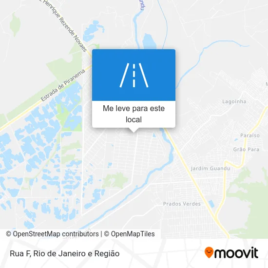 Rua F mapa