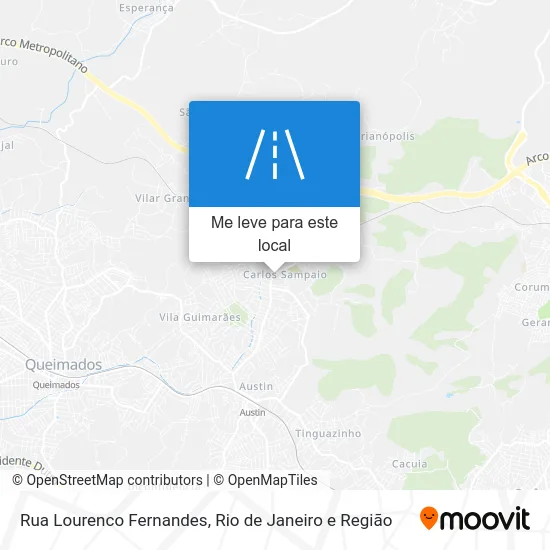 Rua Lourenco Fernandes mapa