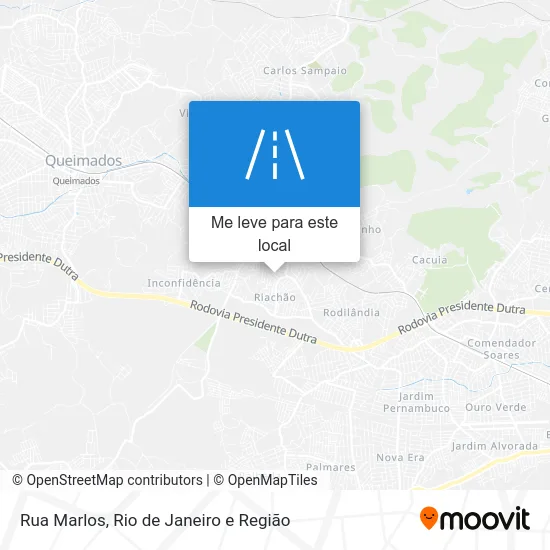 Rua Marlos mapa