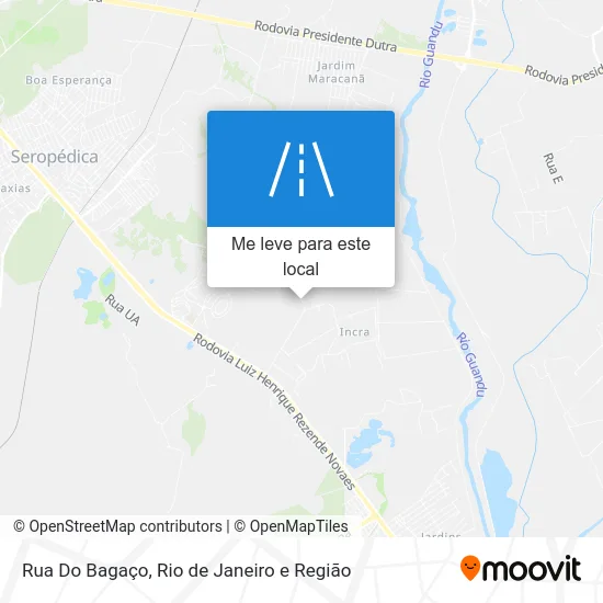 Rua Do Bagaço mapa