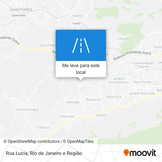 Rua Lucia mapa