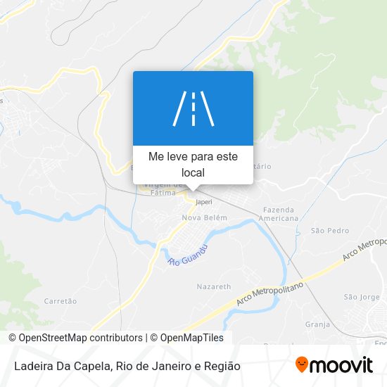 Ladeira Da Capela mapa