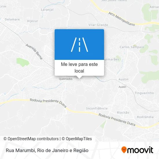 Rua Marumbi mapa