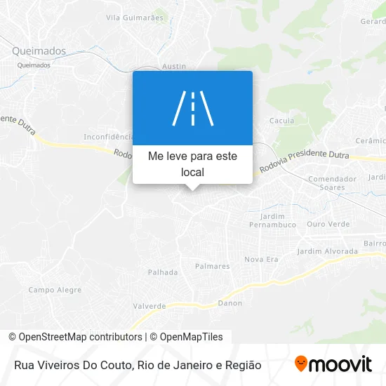 Rua Viveiros Do Couto mapa