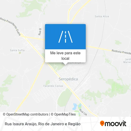 Rua Isaura Araújo mapa