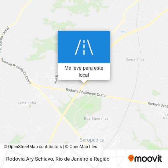 Rodovia Ary Schiavo mapa