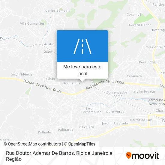 Rua Doutor Ademar De Barros mapa