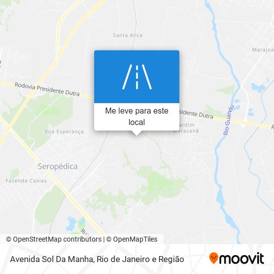 Avenida Sol Da Manha mapa