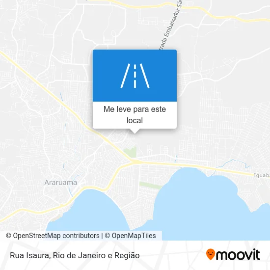 Rua Isaura mapa